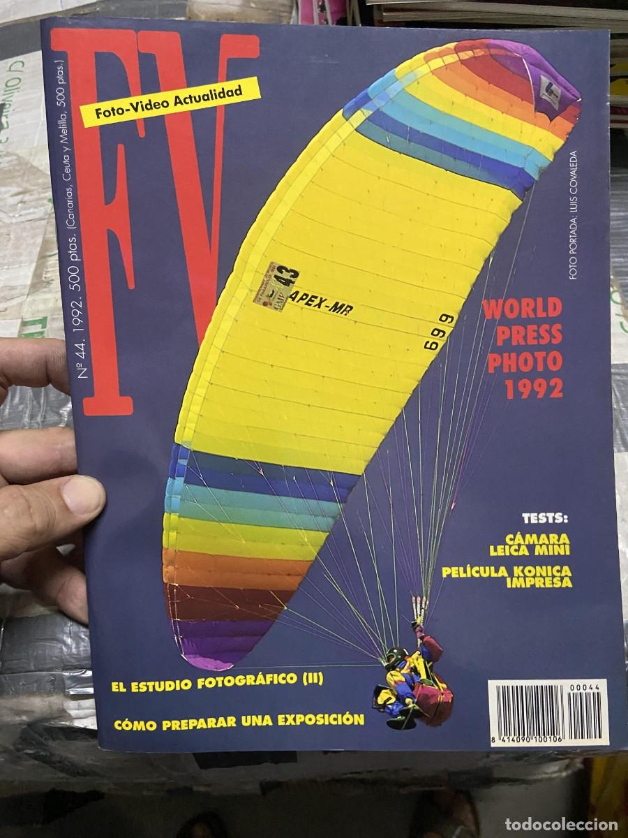 Collectionnisme de Revues et Journaux: REVISTA FOTOGRAFIA FV FOTO VIDEO ACTUALIDAD # 44 A&Ntilde;O 1992 LUIS COVALEDA