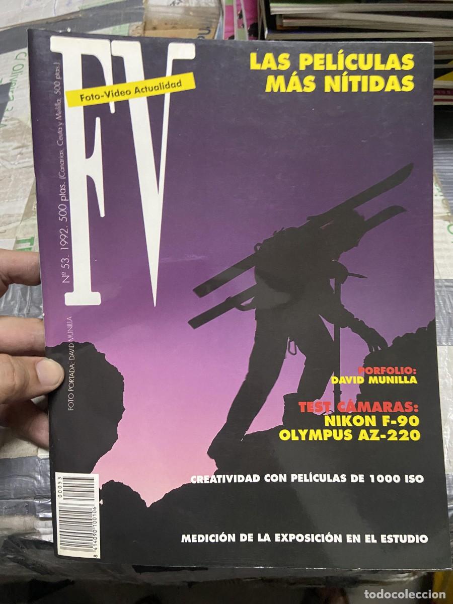 Collectionnisme de Revues et Journaux: REVISTA FOTOGRAFIA FV FOTO VIDEO ACTUALIDAD # 53 A&Ntilde;O 1992 DAVID MUNILLA