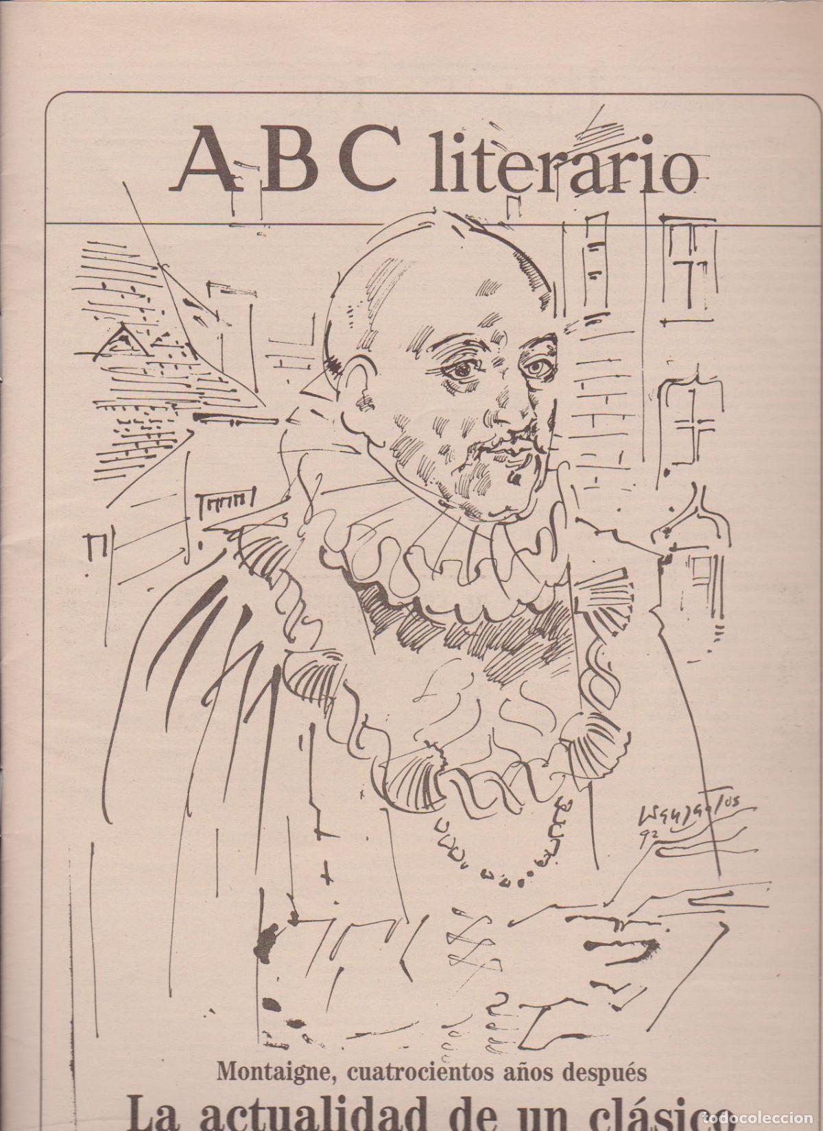 Coleccionismo de Revistas y Peri&oacute;dicos: Montaigne. ABC Literario. de Las Artes y de la Musica. 32x23 cm. 52 pags.