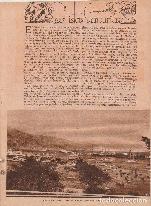 Coleccionismo de Revistas y Peri&oacute;dicos: Las Islas Canarias / P.N.T. ( Patronato Nacional de Turismo) - 1934