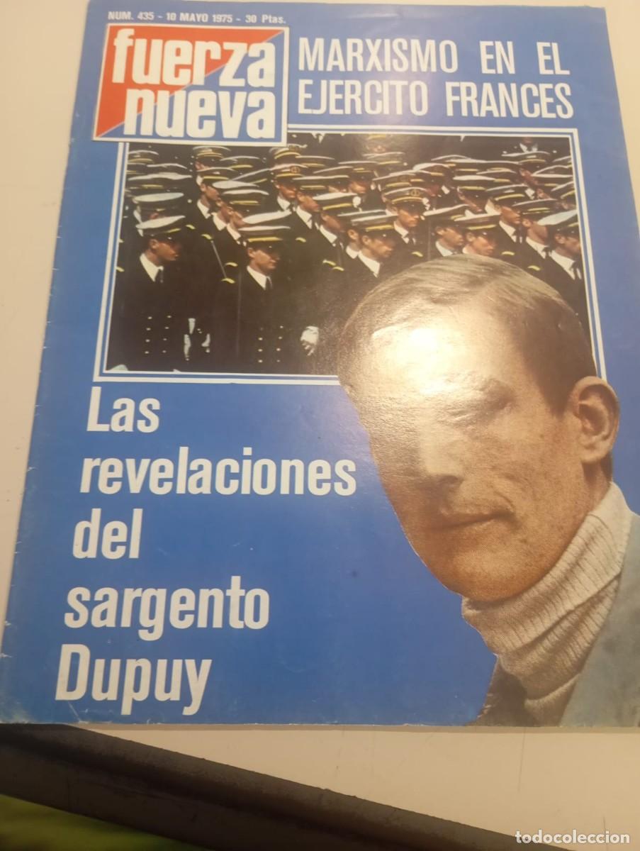 Coleccionismo de revistas y peri&oacute;dicos: REVISTA FUERZA NUEVA N&ordm; 435 MAYO 1975 REF. UR
