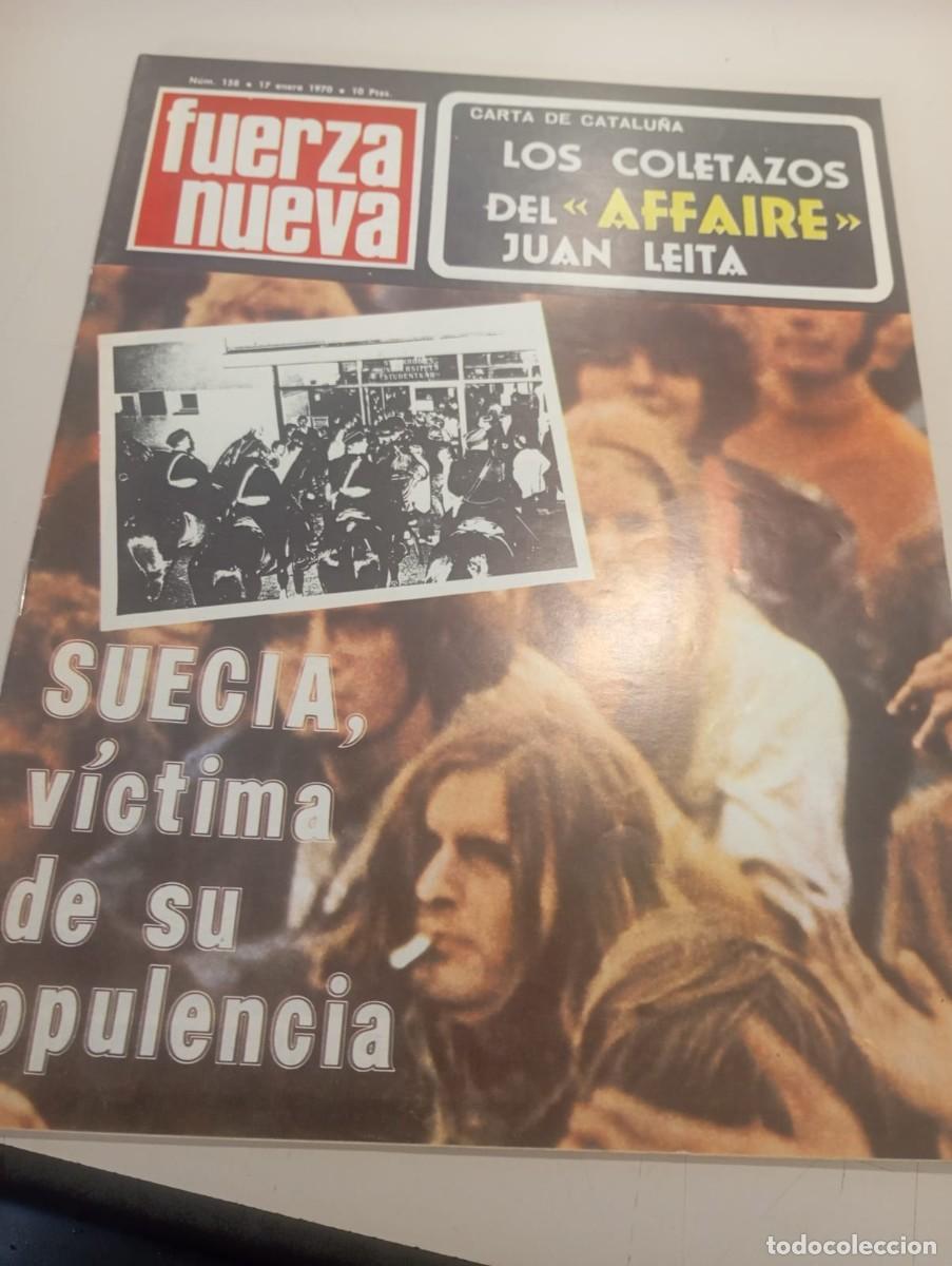 Coleccionismo de revistas y peri&oacute;dicos: REVISTA FUERZA NUEVA N&ordm; 158 ENERO 1970 REF. UR