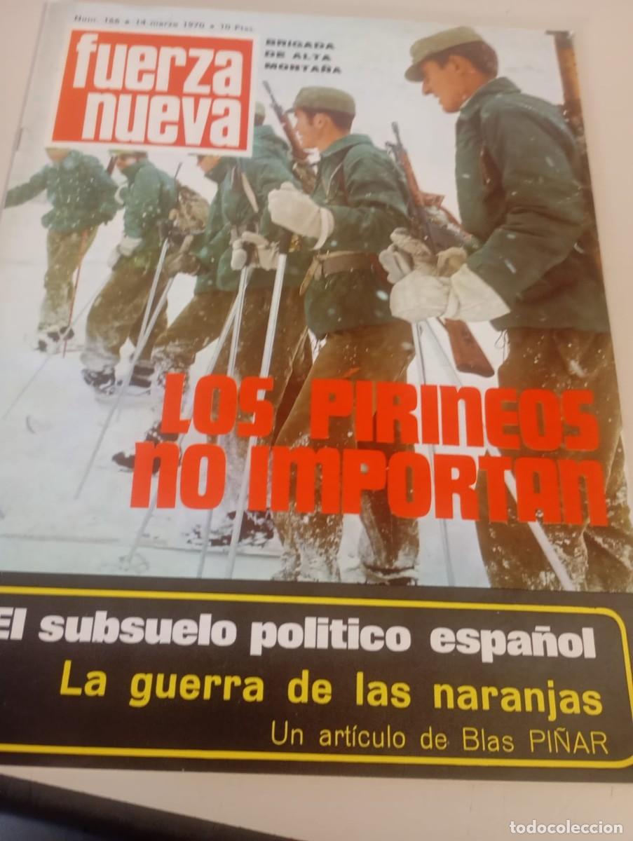 Coleccionismo de revistas y peri&oacute;dicos: REVISTA FUERZA NUEVA N&ordm; 166 MARZO 1970 REF. UR