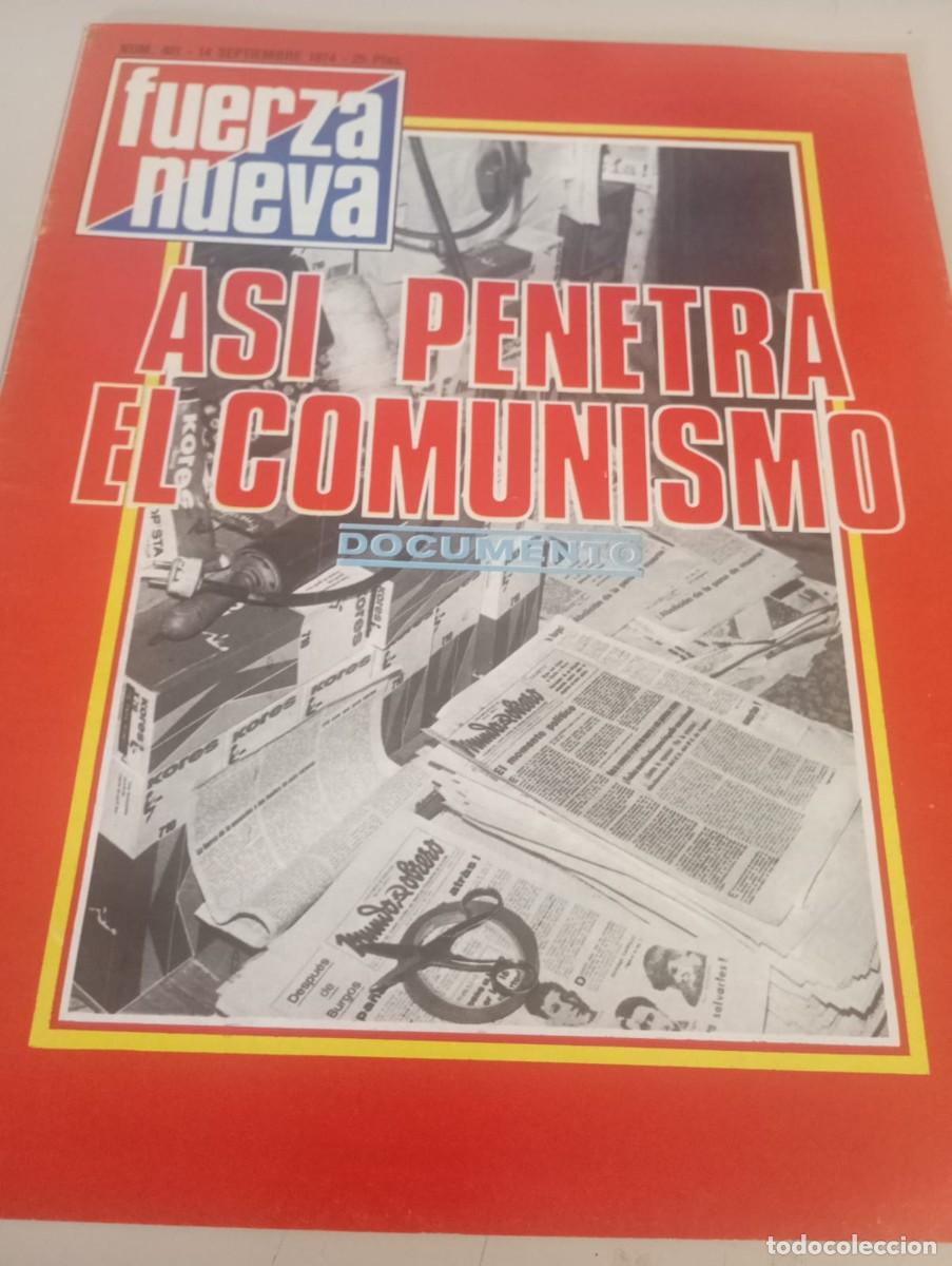Coleccionismo de revistas y peri&oacute;dicos: REVISTA FUERZA NUEVA N&ordm; 401 SEPTIEMBRE 1974 REF. UR