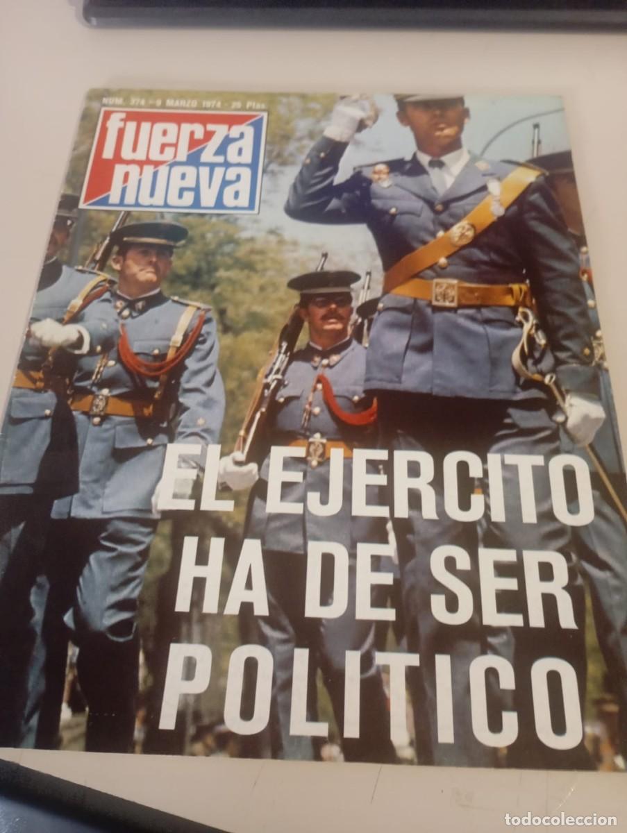 Coleccionismo de revistas y peri&oacute;dicos: REVISTA FUERZA NUEVA N&ordm; 374 MARZO 1974 REF. UR