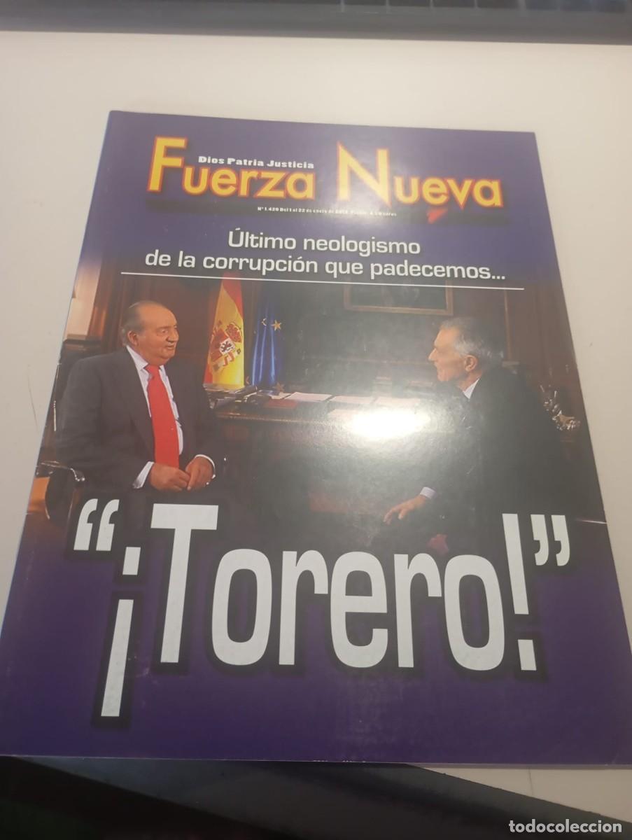 Collectionnisme de Revues et Journaux: REVISTA FUERZA NUEVA N&ordm; 1420 ENERO 2013 REF. UR