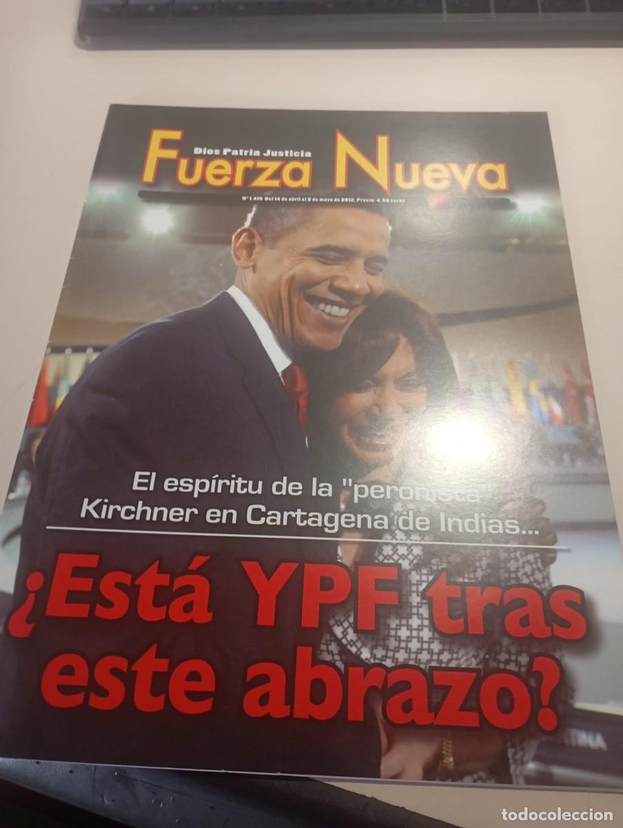 Collectionnisme de Revues et Journaux: REVISTA FUERZA NUEVA N&ordm; 1410 MAYO 2012 REF. UR