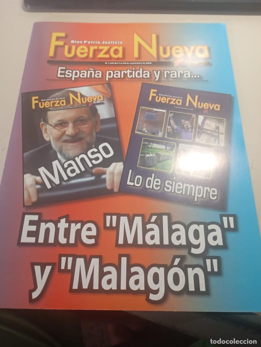 Sammeln von Zeitschriften und Zeitungen: REVISTA FUERZA NUEVA N&ordm; 1461 SEPTIEMBRE 2016 REF. UR