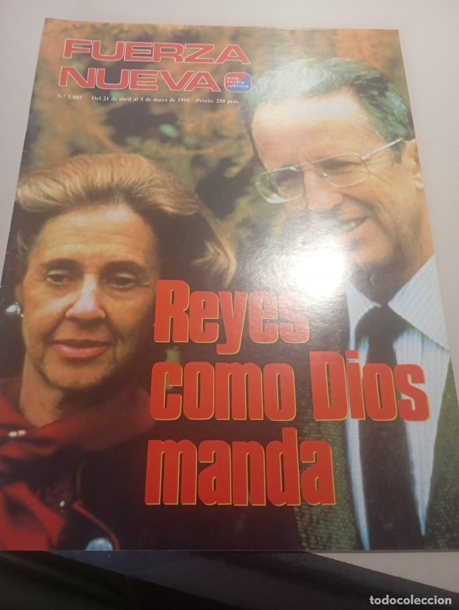 Sammeln von Zeitschriften und Zeitungen: REVISTA FUERZA NUEVA N&ordm; 1005 MAYO DE 1990 REF. UR
