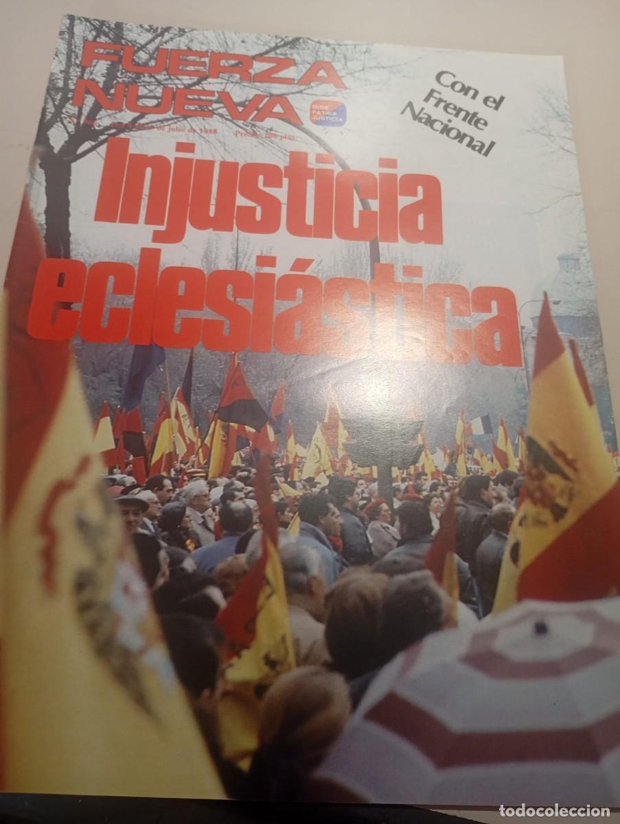 Sammeln von Zeitschriften und Zeitungen: REVISTA FUERZA NUEVA N&ordm; 966 JULIO DE 1988 REF. UR