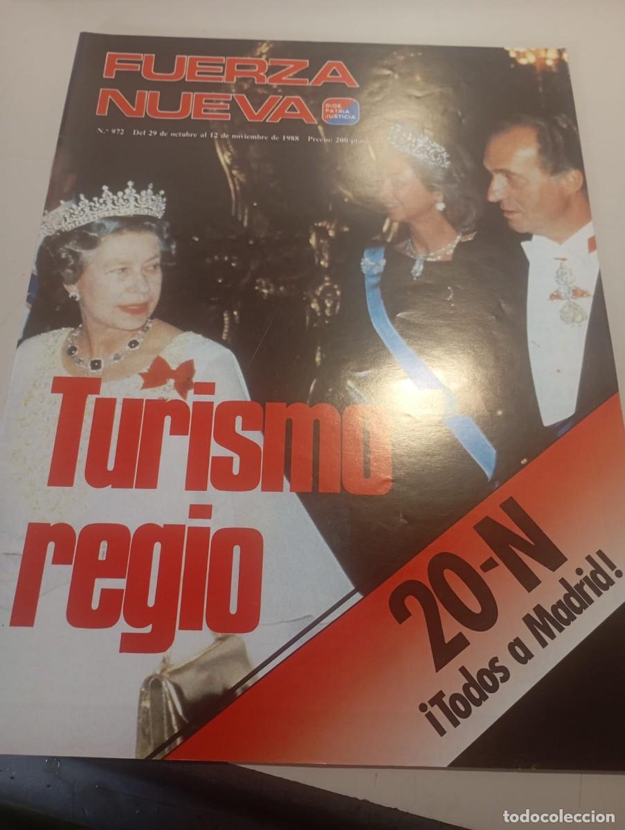 Sammeln von Zeitschriften und Zeitungen: REVISTA FUERZA NUEVA N&ordm; 972 NOVIEMBRE DE 1988 REF. UR