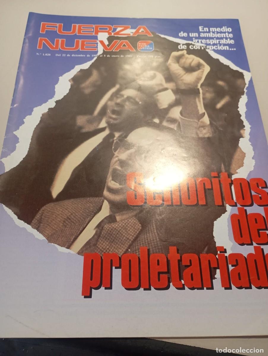 Sammeln von Zeitschriften und Zeitungen: REVISTA FUERZA NUEVA N&ordm; 1020 ENERO DE 1991 REF. UR