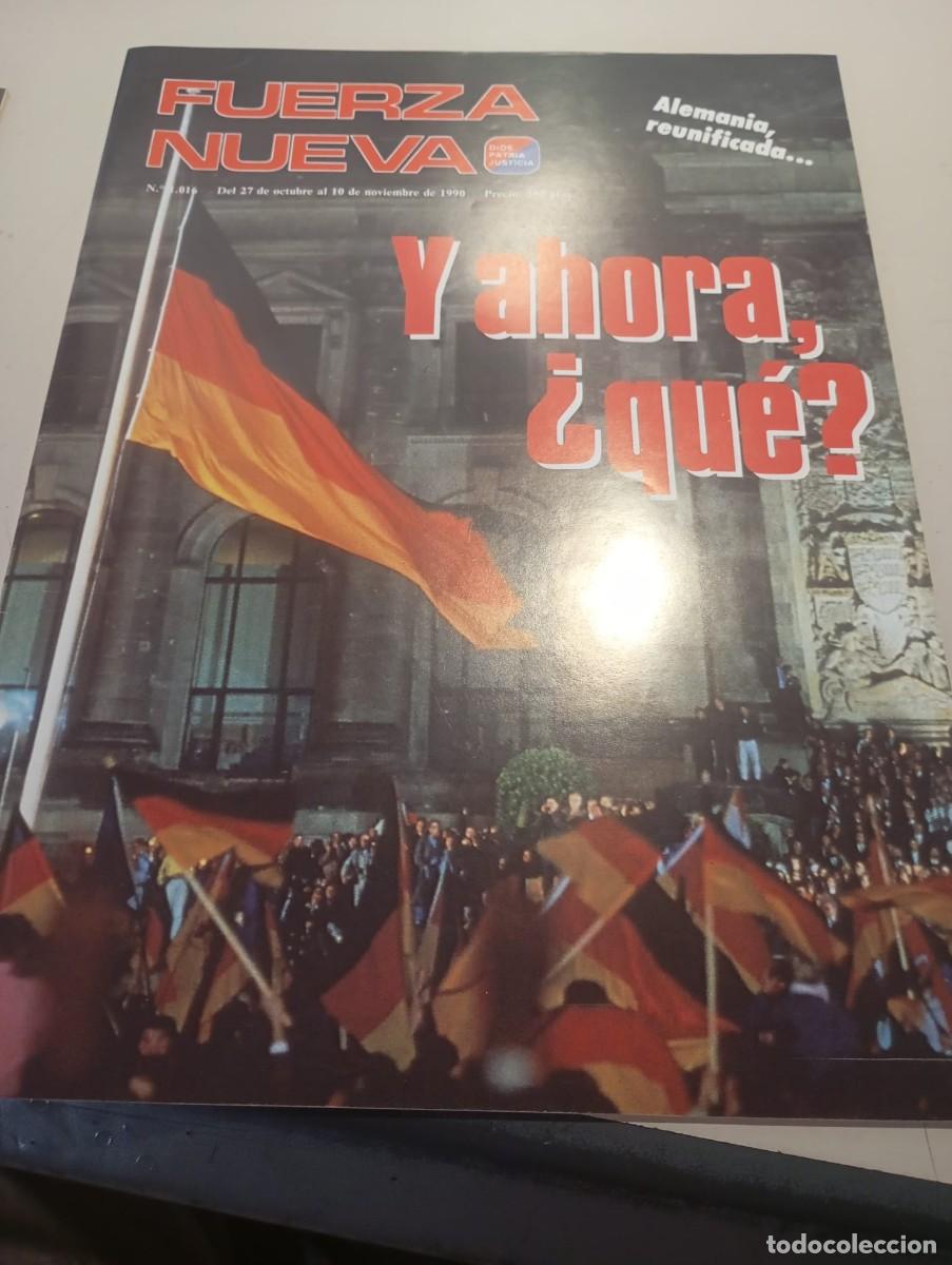 Sammeln von Zeitschriften und Zeitungen: REVISTA FUERZA NUEVA N&ordm; 1016 NOVIEMBRE DE 1990 REF. UR