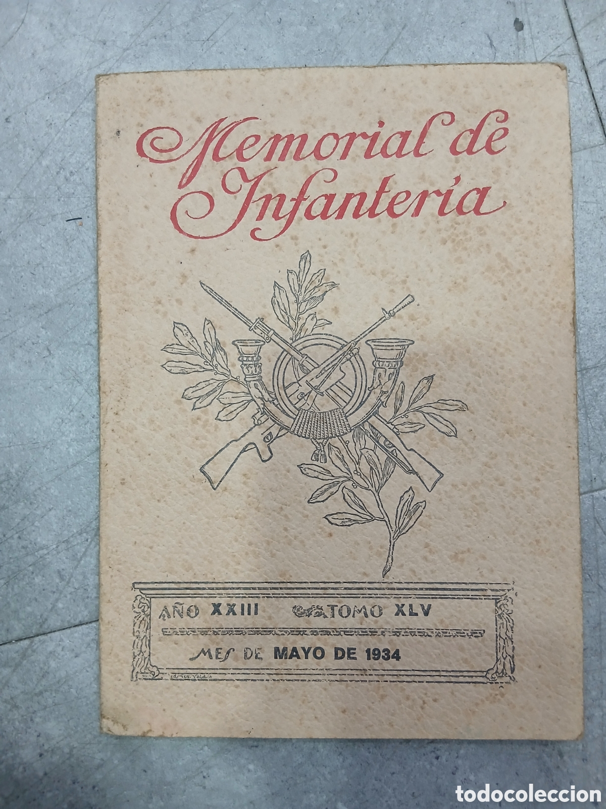 Coleccionismo de Revistas y Peri&oacute;dicos: Memorial de infanteria. Mayo de 1934