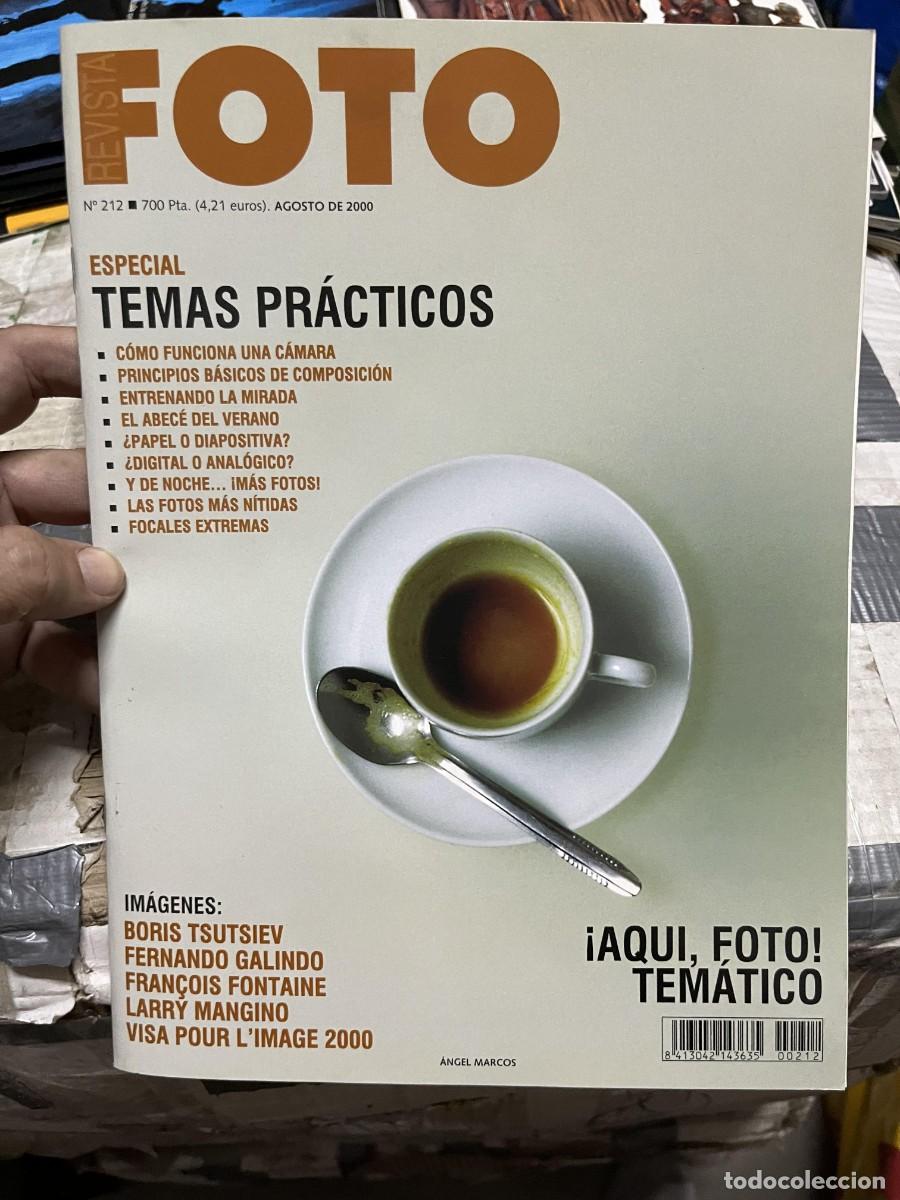 Collectionnisme de Revues et Journaux: REVISTA FOTOGRAFIA FOTO # 212 AGOSTO 2000 ANGEL MARCOS BORIS TSUTSIEV FERNANDO GALINDO LARRY MANGINO