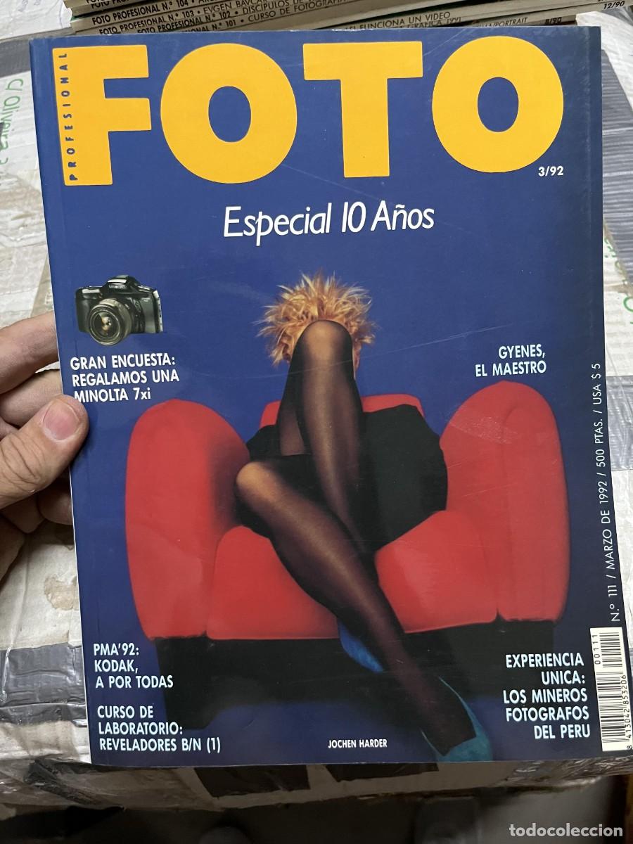 Coleccionismo de Revistas y Peri&oacute;dicos: REVISTA FOTOGRAFIA FOTO # 111 MARZO 1992 JOCHEN HARDER PHOTOKINA GYENES JAN SAUDEK