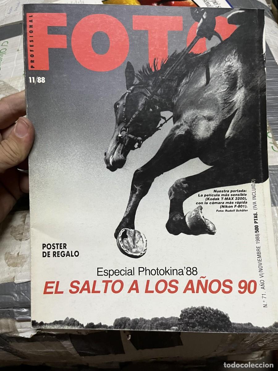 Collectionnisme de Revues et Journaux: REVISTA FOTOGRAFIA FOTO # 71 NOVIEMBRE 1988 PHOTOKINA RUDOLF SCHAFER AGUSTIN ARQUES