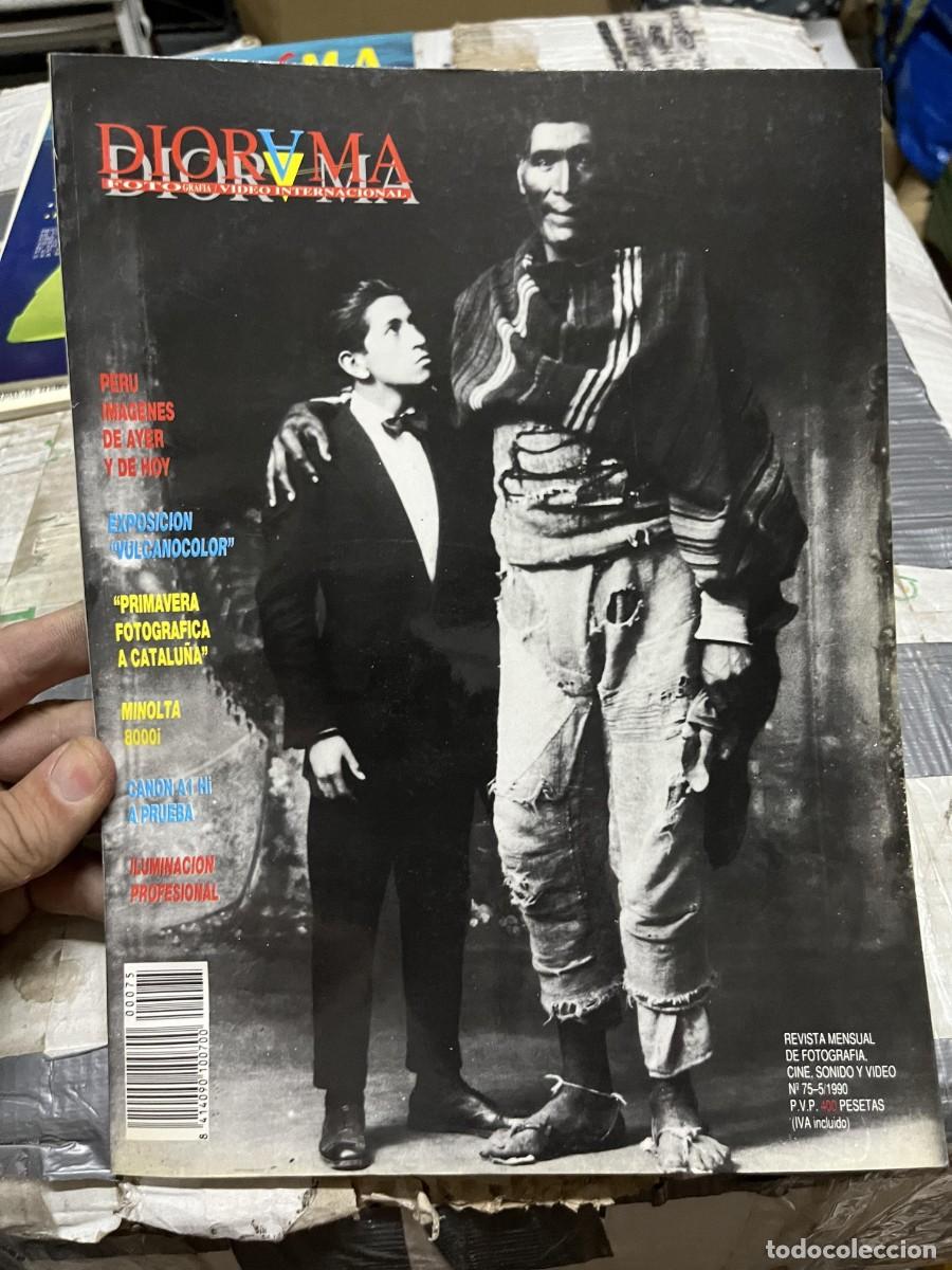 Coleccionismo de Revistas y Peri&oacute;dicos: REVISTA FOTOGRAFIA DIORAMA # 75 MAYO 1990 MARTIN CHAMBI PERU PEPE ALCOCER