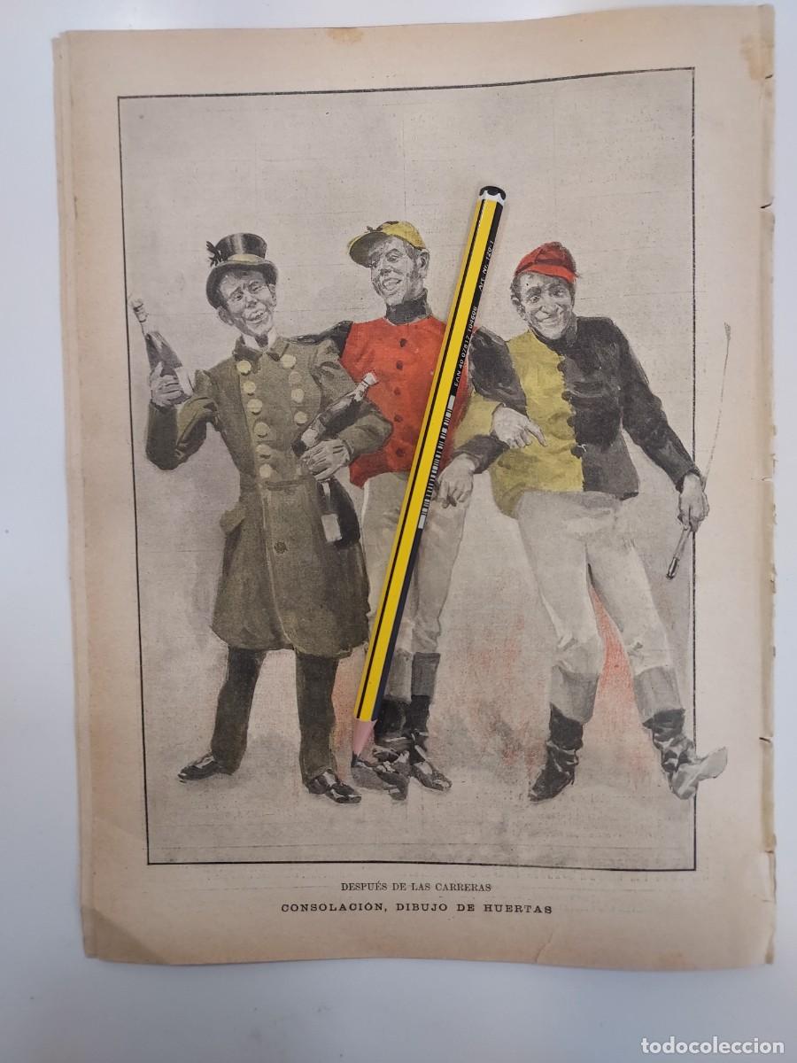 Collezionismo di Riviste e Giornali: REVISTA BLANCO Y NEGRO 1897. JOCKEY CARRERA CABALLOS. EXPOSICION INDUSTRIA. ALBERTO AGUILERA. CAZA