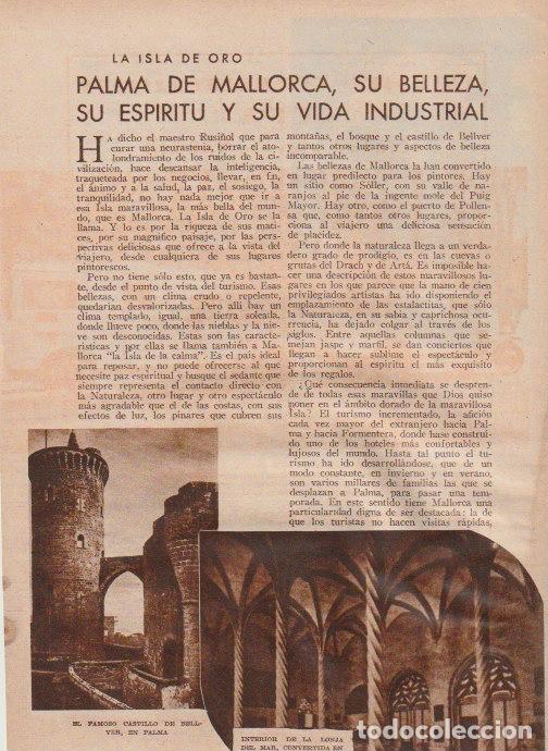 Coleccionismo de Revistas y Peri&oacute;dicos: * BALEARES * Palma de Mallorca, su belleza, su esp&iacute;ritu... / Francisco Casares - 1934