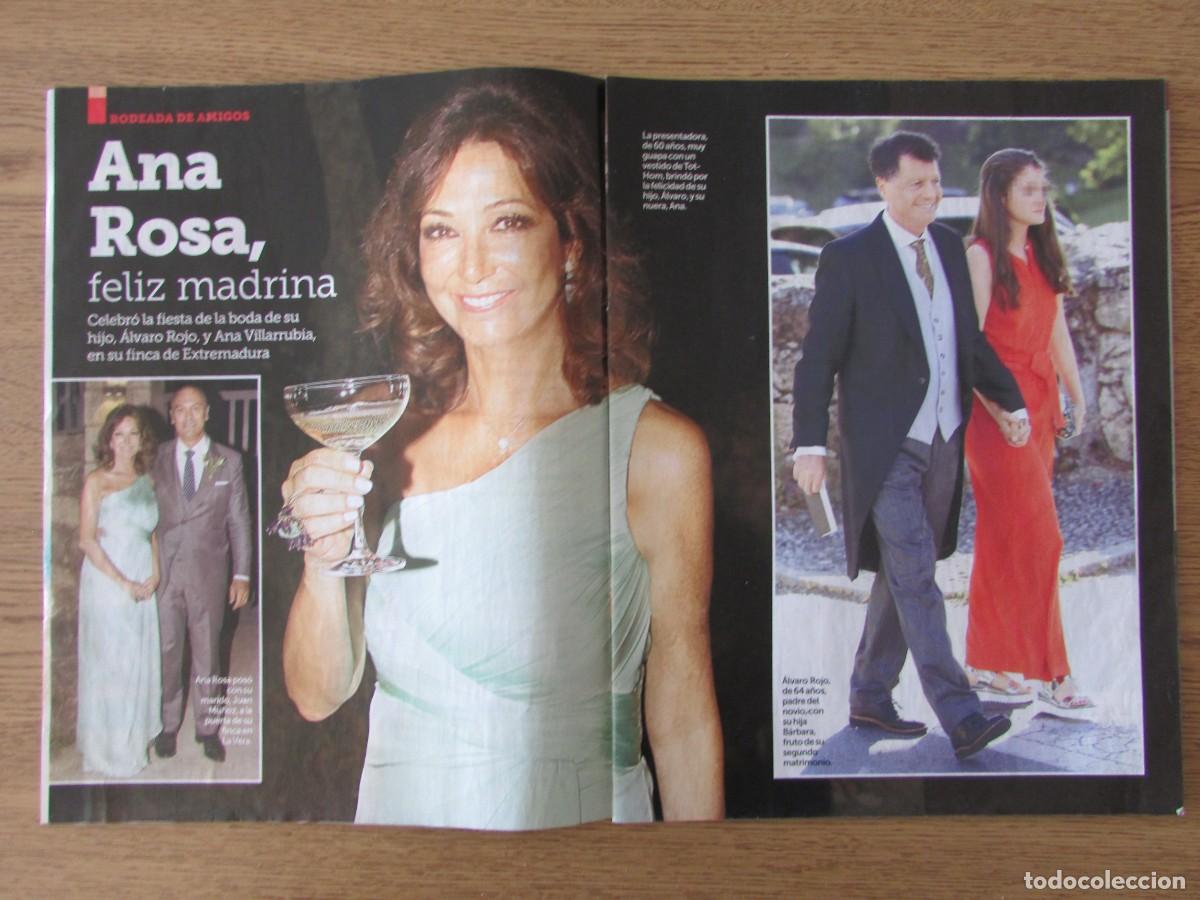 Coleccionismo de Revistas y Peri&oacute;dicos: RECORTE REVISTA SEMANA 3990 2016 ANA ROSA QUINTANA 8 P&Aacute;GS