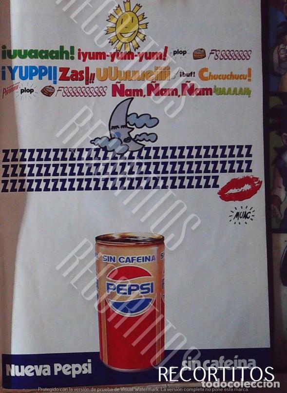 Coleccionismo de revistas y peri&oacute;dicos: pepsi sin cafeina anuncio publicidad 1988