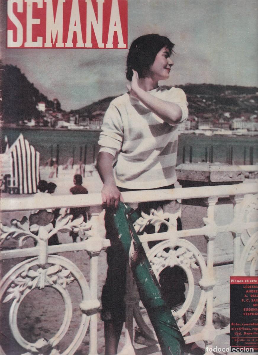 Coleccionismo de Revistas y Peri&oacute;dicos: SEMANA - N&ordm; 964 / 12 AGOSTO DE 1958 - MERCEDES ALBEA G&Oacute;MEZ, BELLEZAS ESPA&Ntilde;OLAS