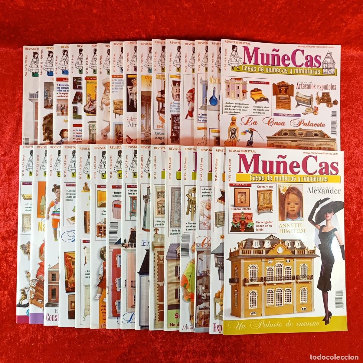 Collezionismo di Riviste e Giornali: MU&Ntilde;ECAS - CASAS DE MU&Ntilde;ECAS Y MINIATURAS - 30 REVISTAS BIMESTRALES - N&Uacute;MEROS EN LA DESCRIPCI&Oacute;N / 741