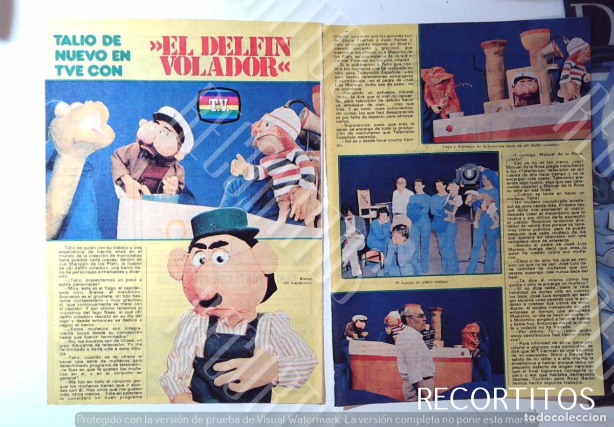 Coleccionismo de revistas y peri&oacute;dicos: TALIO MARIONETAS MU&Ntilde;ECOS DE TELEVISON ESPA&Ntilde;OLA