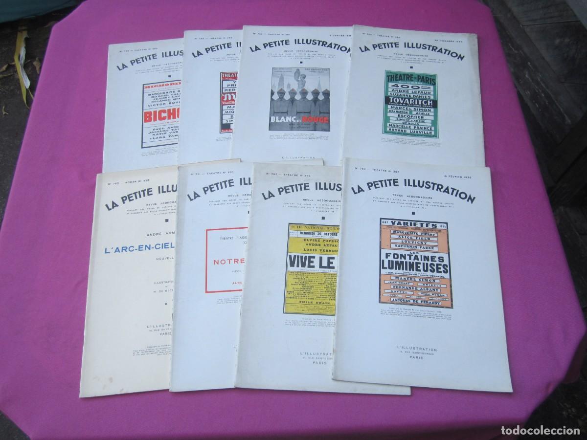 Coleccionismo de Revistas y Peri&oacute;dicos: 8 REVISTAS LA PETITE ILLUSTRATION 1936 PARIS L1B2 2