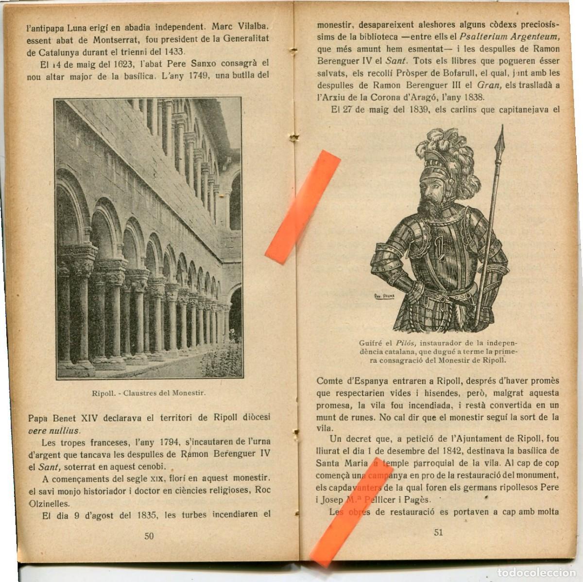 Collection Magazines and Newspapers: REVISTA ANY 1936 RIPOLL GIFR&Eacute; PILOS SANTUARI MARE DE DEU DEL COLL OSOR LLEO FONTOVA MARECA LLINARS