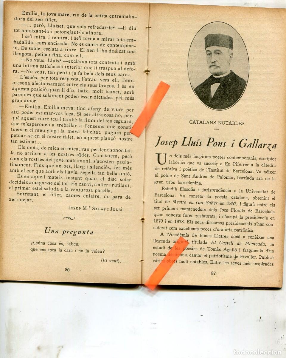 Coleccionismo de Revistas y Peri&oacute;dicos: REVISTA ANY 1936 JOSEP LLUIS PONS GALLARZA SANT ANDREU DE PALOMAR EL PRIMER GLOBUS AEROESTATIC