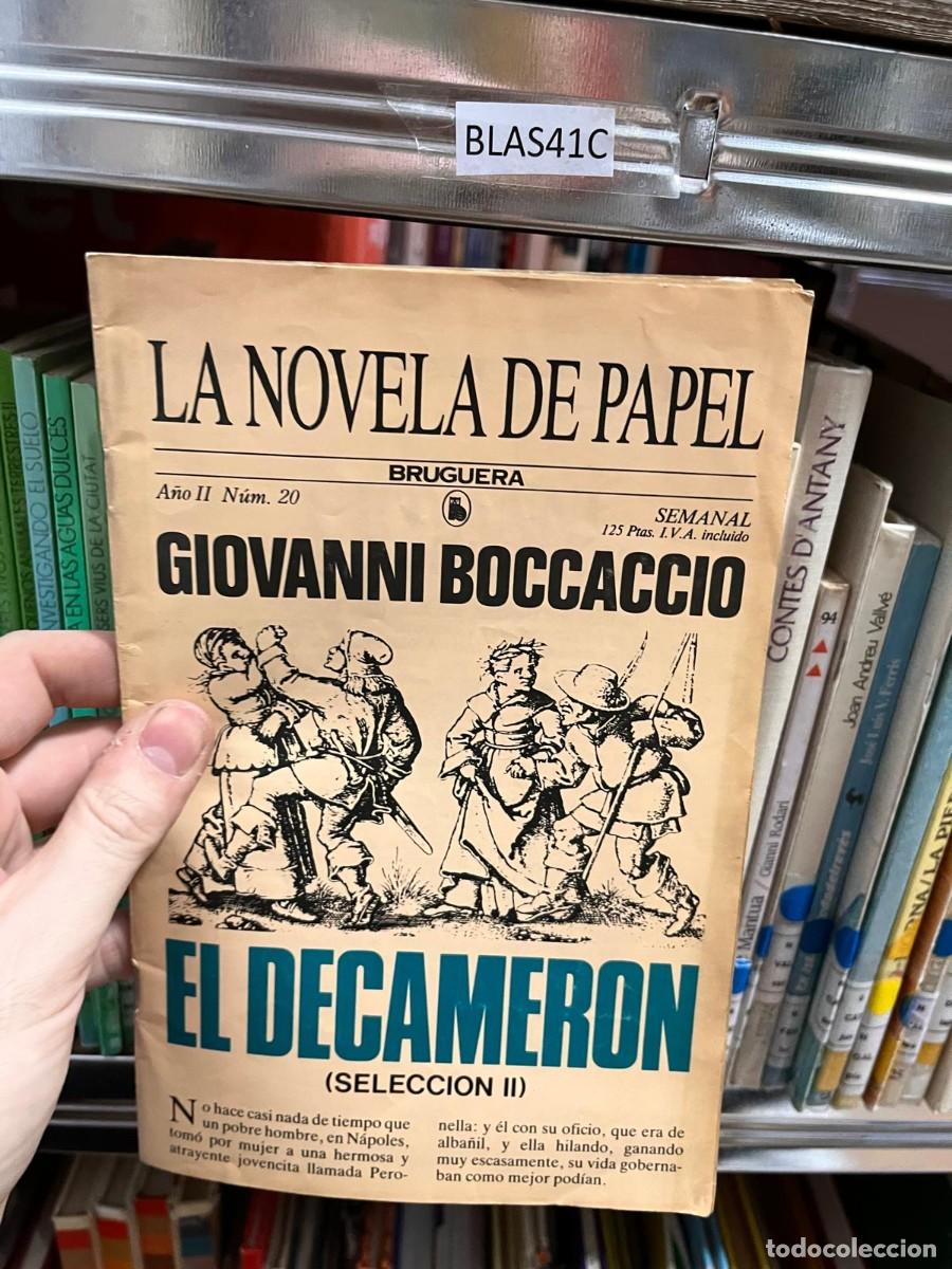 Collectionnisme de Revues et Journaux: BLAS41C LA NOVELA DE PAPEL. EL DECAMERON DE GIOVANNI BOCCACCIO, A&Ntilde;O II NUM 20
