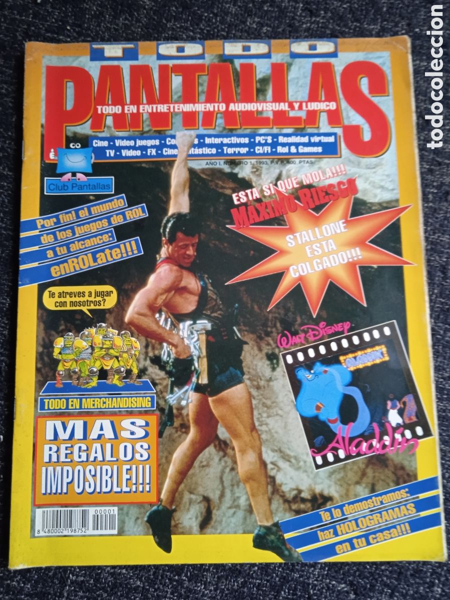 Collection Magazines and Newspapers: TODO PANTALLAS N&ordm; 1 TODO EN ENTRETENIMIENTO AUDIVISUAL Y LUDICO - VIDEOJUEGOS - ROL