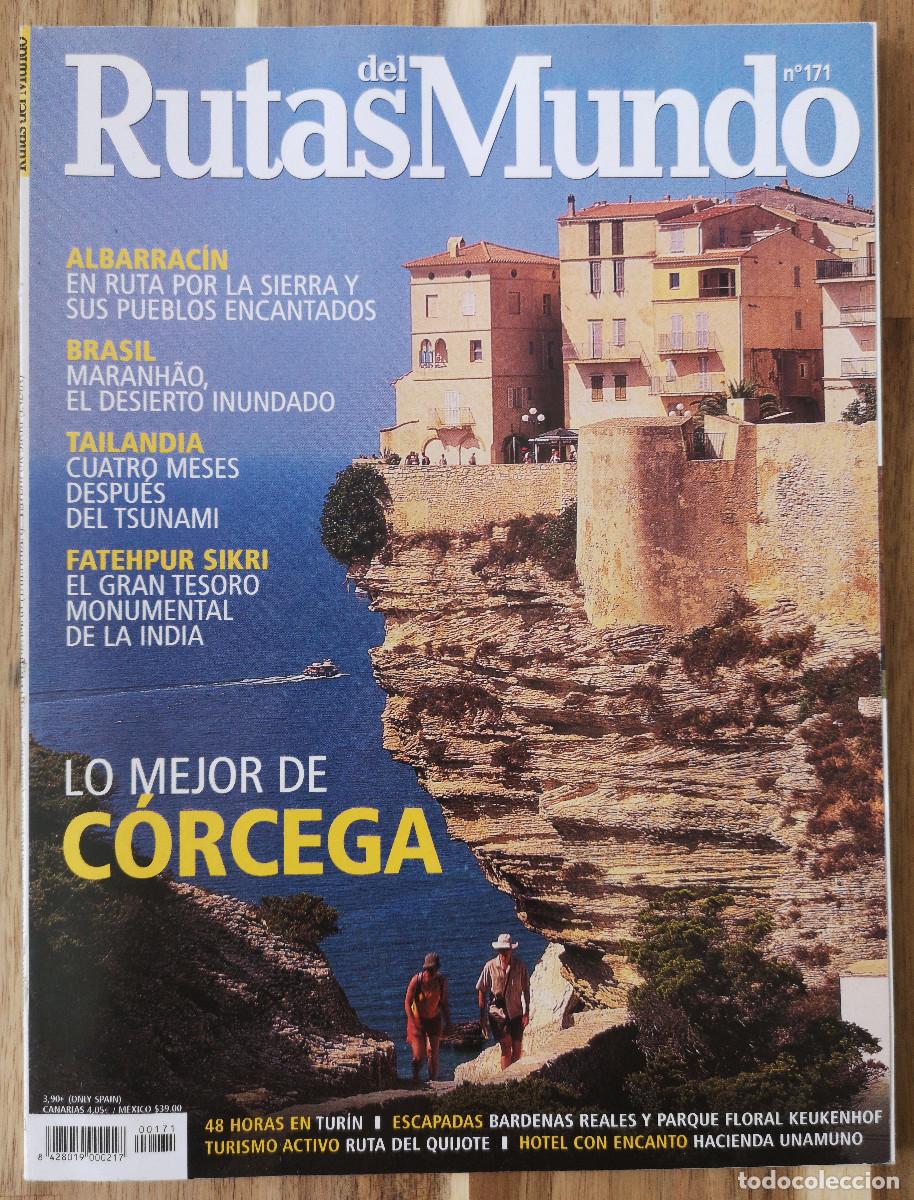 Coleccionismo de revistas y peri&oacute;dicos: RUTAS DEL MUNDO - No 171 - C&oacute;rcega, Alberrac&iacute;n, Brasil, Tailandia, India