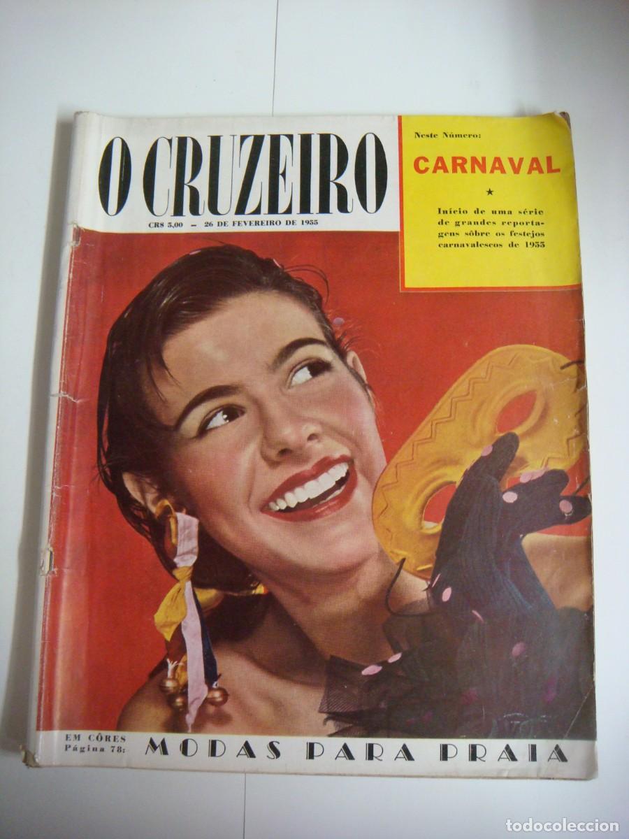 Coleccionismo de revistas y peri&oacute;dicos: REVISTA O CRUZEIRO DEL 26-FEBRERO-1955-N&ordm;-20-(&)