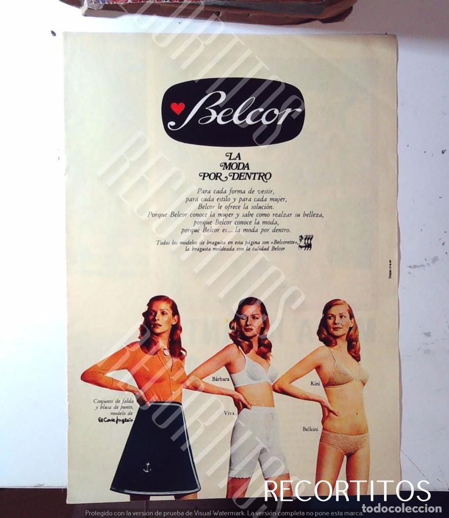 Coleccionismo de revistas y peri&oacute;dicos: BELCOR MINI LENCERIA ANUNCIO PUBLICIDAD