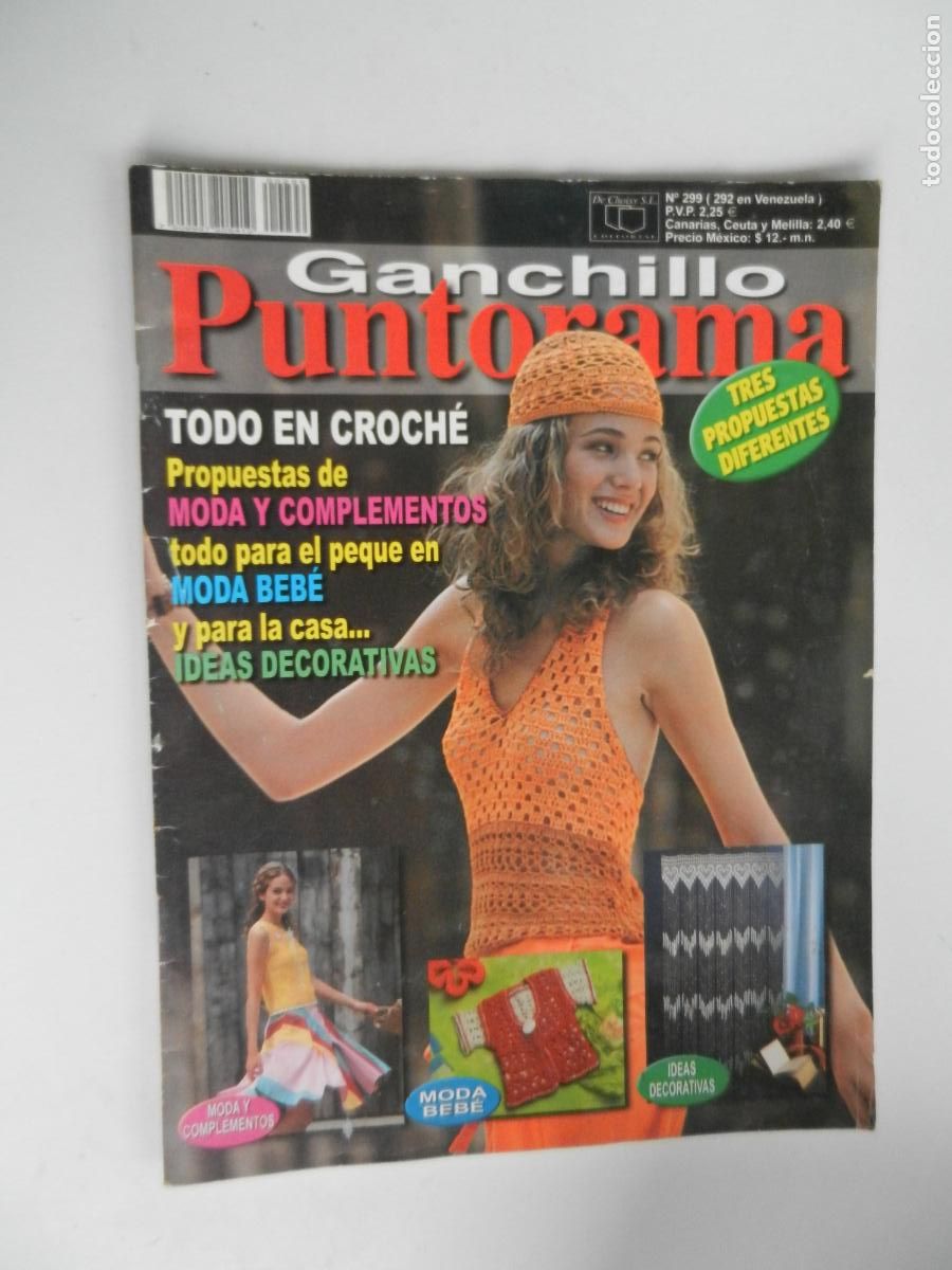 Coleccionismo de Revistas y Peri&oacute;dicos: GANCHILLO , PUNTOMANIA REVISTA N&ordm; 299 - - TODO EN CROCH&Eacute;