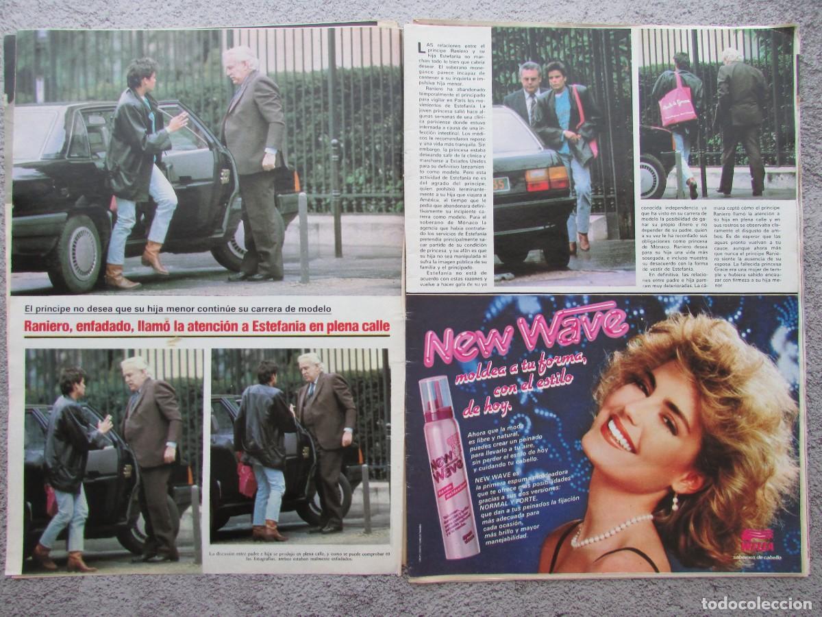 Coleccionismo de Revistas y Peri&oacute;dicos: RECORTE REVISTA SEMANA 2362 1985 RAINIERO Y ESTEFAN&Iacute;A DE M&Oacute;NACO