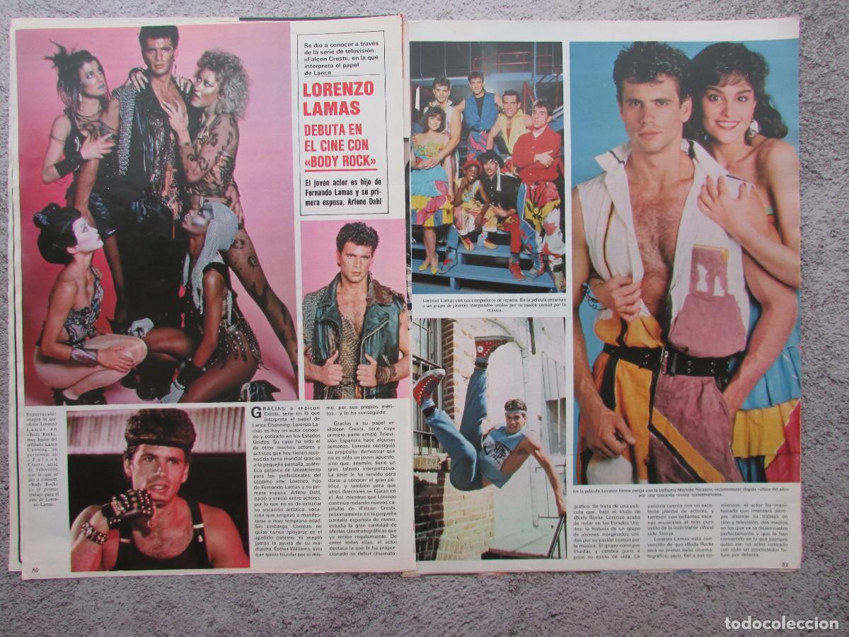Coleccionismo de Revistas y Peri&oacute;dicos: RECORTE REVISTA SEMANA 2362 1985 LORENZO LAMAS