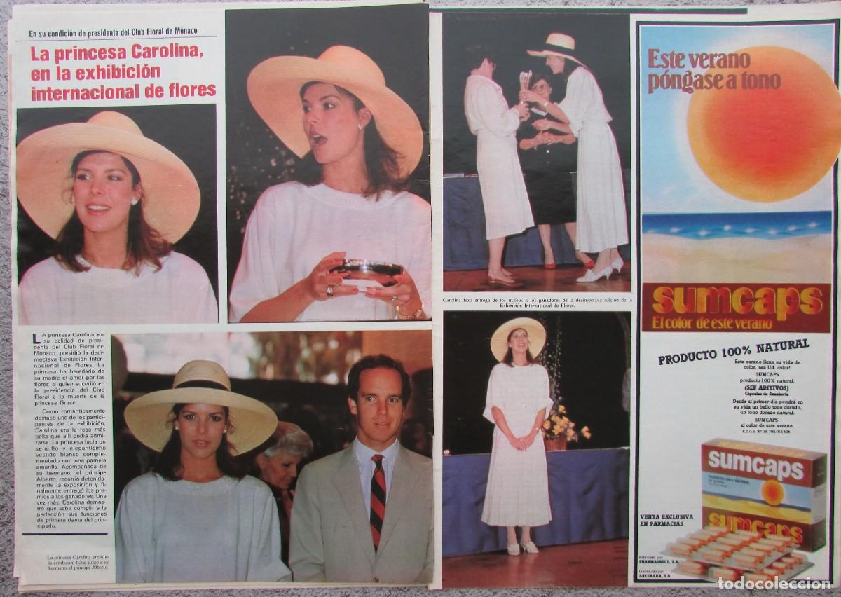 Coleccionismo de Revistas y Peri&oacute;dicos: RECORTE REVISTA SEMANA 2362 1985 CAROLINA DE M&Oacute;NACO, SYLVIA KRISTEL