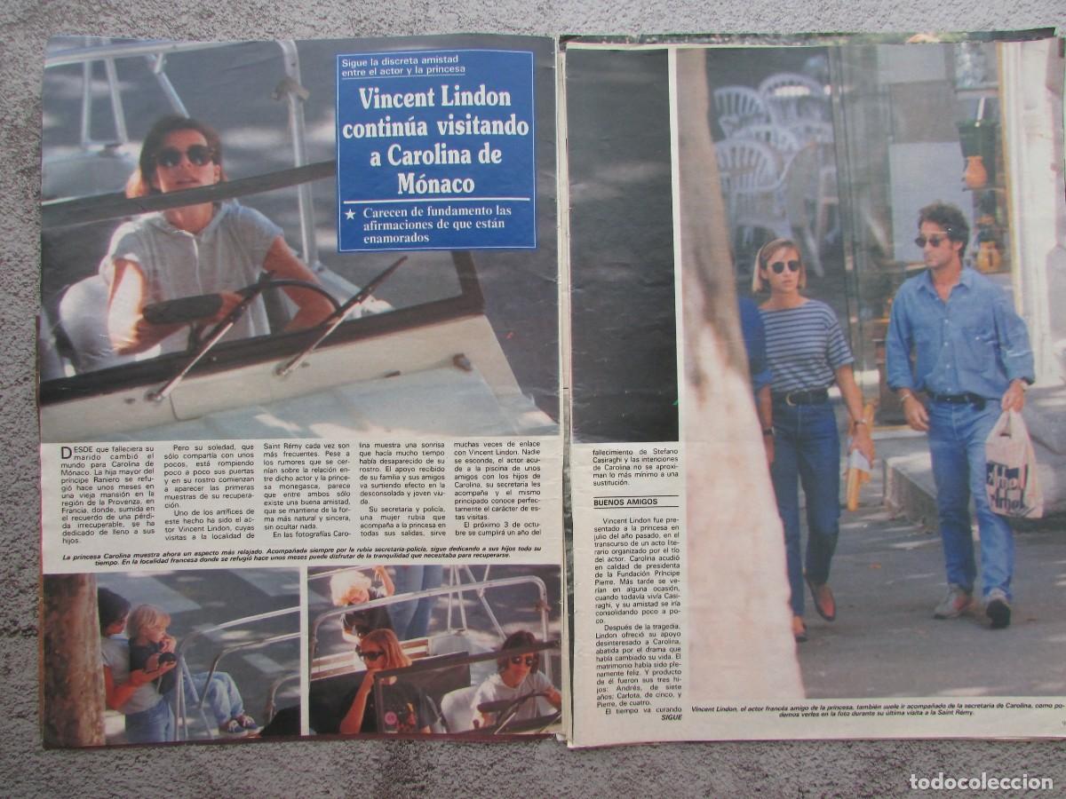 Coleccionismo de Revistas y Peri&oacute;dicos: RECORTE REVISTA SEMANA 2694 1991 VINCENT LINDON Y CAROLINA DE M&Oacute;NACO 3 P&Aacute;GS