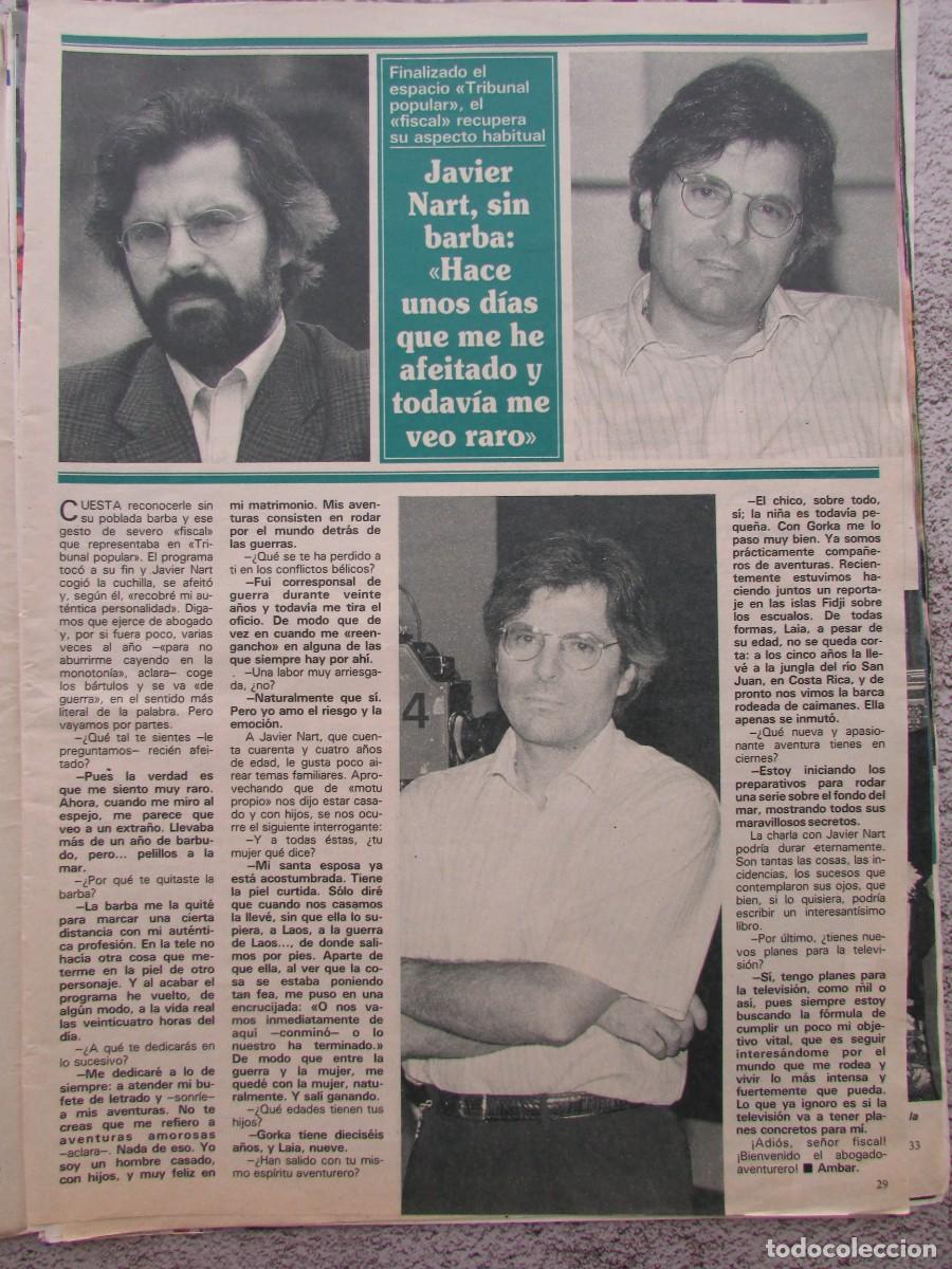 Coleccionismo de Revistas y Peri&oacute;dicos: RECORTE REVISTA SEMANA 2694 1991 JAVIER NART. SIMONETA G&Oacute;MEZ-ACEBO