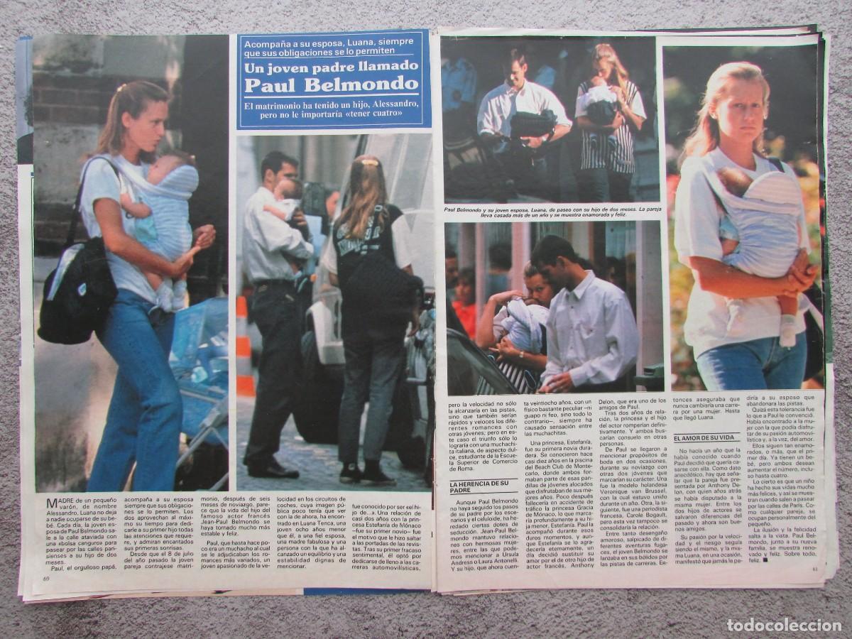 Coleccionismo de Revistas y Peri&oacute;dicos: RECORTE REVISTA SEMANA 2694 1991 PAUL BELMONDO