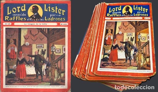 Coleccionismo de revistas y peri&oacute;dicos: LORD LISTER CONOCIDO POR RAFFLES EL REY DE LOS LADRONES - 1,50 &euro; CADA NUMERO - A-NOGRA-479