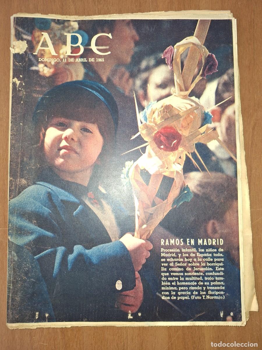 Coleccionismo de Revistas y Peri&oacute;dicos: DIARIO ABC, 11 DE ABRIL DE 1965.