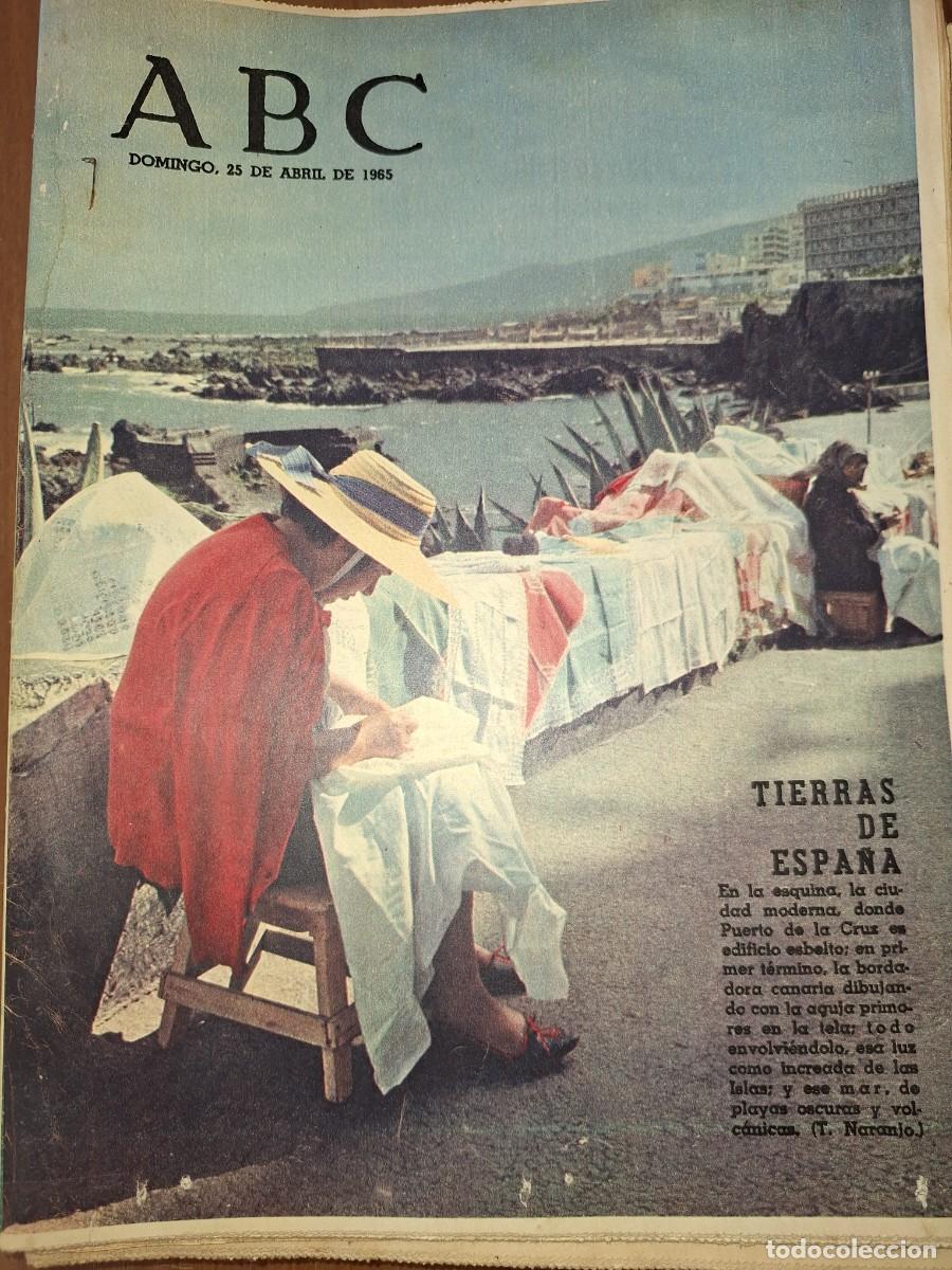 Coleccionismo de Revistas y Peri&oacute;dicos: DIARIO ABC, 25 DE ABRIL DE 1965.