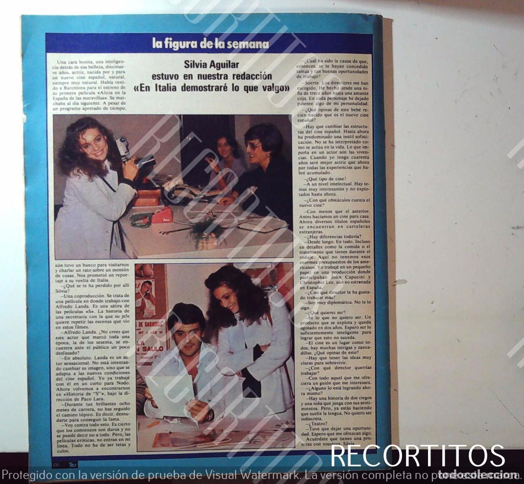 Coleccionismo de Revistas y Peri&oacute;dicos: SILVIA AGUILAR SYLVIE SYLVIA