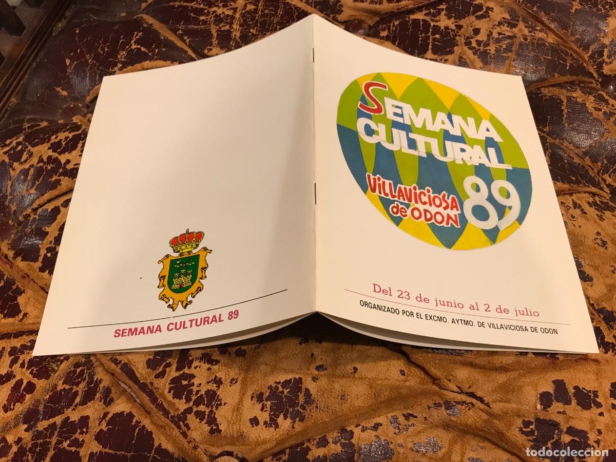 Coleccionismo de Revistas y Peri&oacute;dicos: PROGRAMA. SEMANA CULTURAL DE VILLAVICIOSA DE OD&Oacute;N. 1989