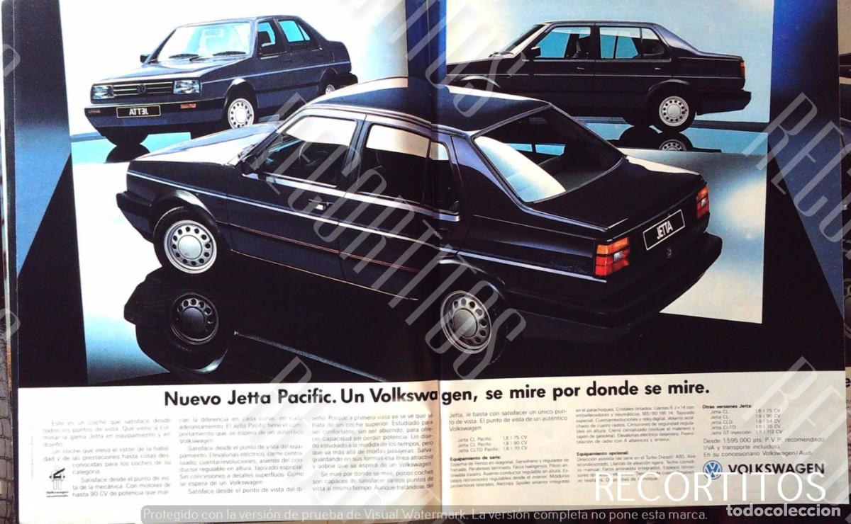 Coleccionismo de Revistas y Peri&oacute;dicos: VOLKSWAGEN JETTA PACIFIC ANUNCIO PUBLICIDAD
